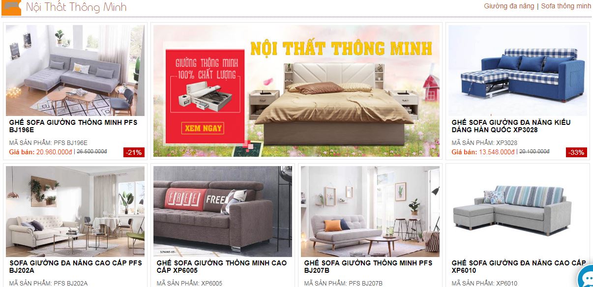 Không nên bỏ lỡ cơ hội mua sắm nội thất thông minh tại Vương Quốc Nội Thất